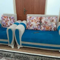 مبل راحتی هفت نفره همراه با عسلی