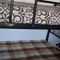 تخت فلزی دوطبقه adidas|تخت و سرویس خواب|قزوین, |دیوار