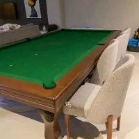 میز ناهارخوری و میز بیلیارد ۹ فوت