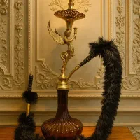 قلیان برنزی میلاب مسی سنگین وزن کیفیت عالی