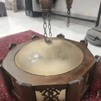 فروش لوستر چوبی سالم|لوستر و چراغ آویز|قائم‌شهر, |دیوار