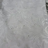 چادر سفید عروس نگینی