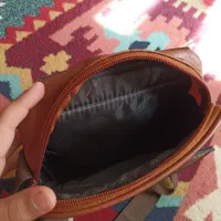 کیف قهوی چرم مصنوعی اسپرت|کیف، کفش، کمربند|الوند, |دیوار