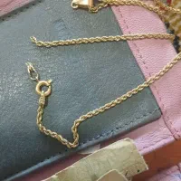 طلای 18عیار زنجیر و گوشواره  هر دو ب وزن 6گرم|جواهرات|شیراز, پودنک|دیوار