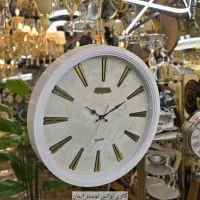 پخش تکی ساعت دیواری سیکو جدید سفید و قهوه ای