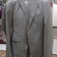 کت و شلوار طوسی سایز ۴۴