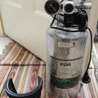 کپسول co2 با مانومتر شیر برقی دار