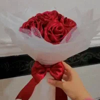 دسته گل های روبانی هفت شاخه ای|گل مصنوعی|برازجان, |دیوار