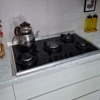 گاز رومیزی برند اخوان ۵ شعله سالم و تمیز