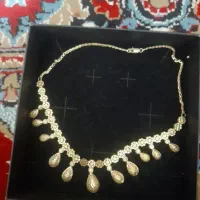 گردنبند و نیم ست نقره