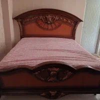 سرویس خواب در حد نو حتی جهیزیه چوپ گردو وارداتی|تخت و سرویس خواب|تهران, دریاچه شهدای خلیج فارس|دیوار