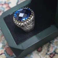 انگشتر توپاز کار دست