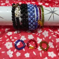 انواع دستبند و ست های مروارید بافی