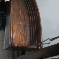 ننو چوبی دست ساز|تخت و صندلی بچه|تهران, شمس‌آباد|دیوار