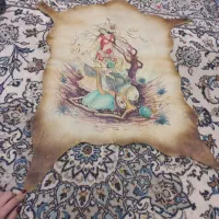 نقاشی روی چرم طبیعی
