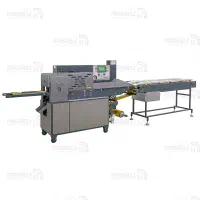 نیروی خانم بسته بندی ژیلت روی دستگاه