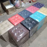 نیمکت پاف چرم|صندلی و نیمکت|پاکدشت, خاتون آباد|دیوار