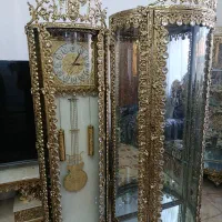 ست گنجه و ساعت برنجی نو|بوفه، ویترین، کنسول|نیشابور, عدالت|دیوار