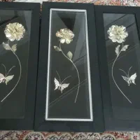 تابلو سه تیکه طرح نقره