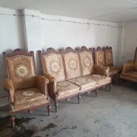 مبل 9 نفره تمام چوب