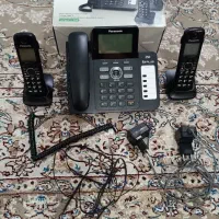 تلفن بیسیم  3 گوشی پاناسونیک اصل مالزی آک