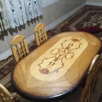میز و صندلی چوبی