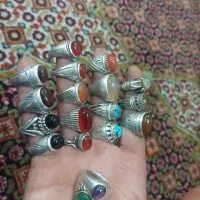 انگشترهای گلچین شده قدیمی وکهنه|جواهرات|بیرجند, |دیوار