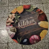 فرش گرد آشپزخانه