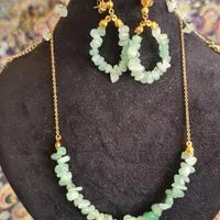 نیم ست سرویس سنگ طبیعی اونتورین هدیه خاص|بدلیجات|اصفهان, جلالیه|دیوار