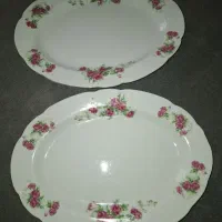 دیس گل سرخی قدیمی|ظروف سرو و پذیرایی|تهران, مینای جنوبی|دیوار