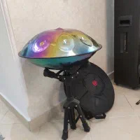 هنگ درام مدل هفت رنگ آرشا همراه با کاور و پایه|درام و پرکاشن|رشت, علی آباد|دیوار