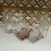 سرویس پاپیونی کریستال|ظروف سرو و پذیرایی|پاکدشت, خاتون آباد|دیوار