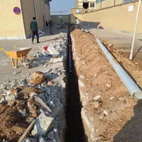نصب اگو. لوله کشی فاضلاب. تخریب .ضایعات  چاه کن