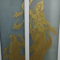 تزئینات سندبلاست شیشه