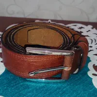 کمربند و کیف پول چرم طبیعی