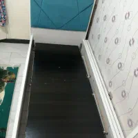 دو عدد تخت یکنفره چوبی سالم|تخت و سرویس خواب|اندیشه, اندیشه فاز ۴|دیوار
