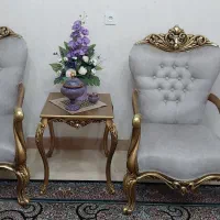 مبلمان سلطنتی کاملا سالم|مبلمان خانگی و میز عسلی|اسالم, |دیوار