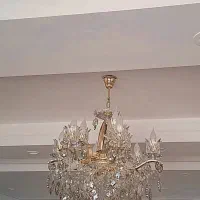 لوستر 6شاخه برنز|لوستر و چراغ آویز|رباطکریم, رباطکریم|دیوار