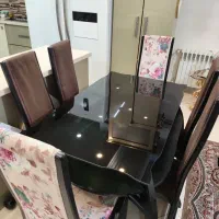 میزنهار خوری ۶ نفره همراه ۶ عدد صندلی