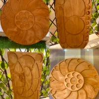 سینی مزه چوبی چرخشی ، سینی چوبی ، اردو خوری چوبی