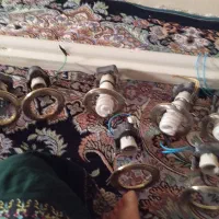 مقداری لوازم برقی هالوژن مهتابی لوستر|لوستر و چراغ آویز|شیراز, شهرک گلدشت حافظ|دیوار