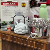 کتری قوری استیل کف چدن|قوری، کتری، قهوهساز دستی|قم, امامزاده ابراهیم|دیوار