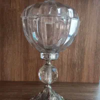 شکلات خوری پایه دار کریستال