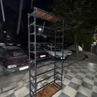 استراکچر فلزی بند رخت قفسه مدل رگال۶۳|بندرخت و رخت‌آویز|قم, ارم|دیوار