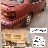 هیوندااکسل مدل۱۹۹۴ زرشکی متالیک