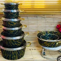 سرویس قابلمه ۱۴پارچه سنگی2600ت|ظروف پخت‌وپز|اردبیل, |دیوار