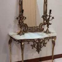 آیینه کنسول برنزی عتیقه قدیمی