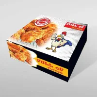 جعبه مرغ سوخاری، قارچ سوخاری و سیب‌زمینی