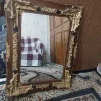 آینه با قاب طلایی شیک|آینه|همدان, |دیوار
