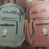 کوله مدرسه با کیفیت درجه یک  خارجی با تصویر لبوبو|لوازم التحریر|قم, انسجام|دیوار